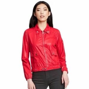 NWT Proenza Schouler for Targer Red Bomber Jacket Plus Size Large Windbreaker